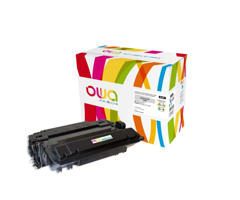 Armor - toner pro CE255X, black (černá) č. 55X pro laserové tiskárny
