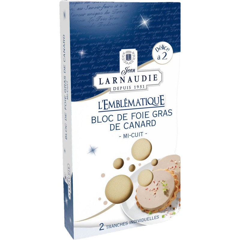 Jean Larnaudie Kachní Foie Gras Blok Duo