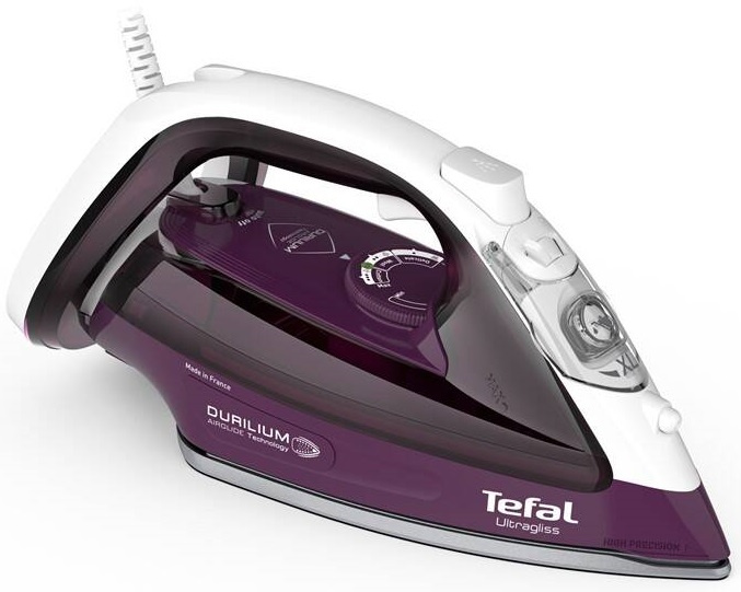 Žehlička Tefal Ultragliss 4 FV4993E0 / 2600 W / 270 ml / fialová Varianta: ivi1