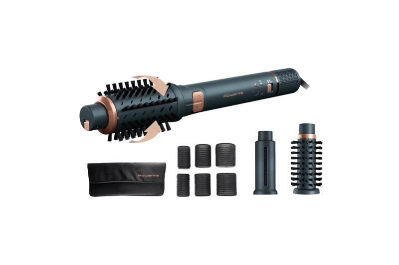 Rotační kulmofén Rowenta Air Rotate UB9920E0 Tmavě modrá/Měděná