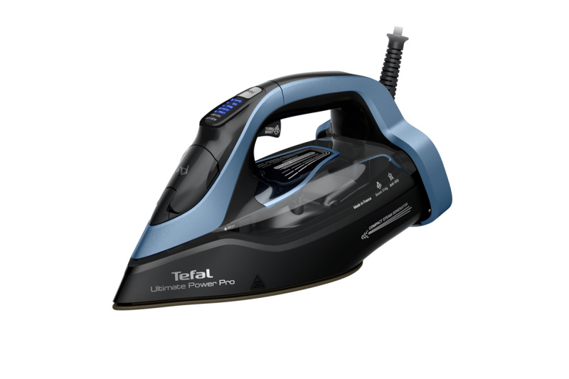 Napařovací žehlička Tefal Ultimate Power Pro FV9E53E0 Bledě modrá/Černá