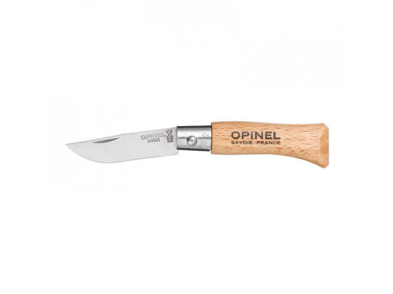 Opinel Zavírací nůž Inox, VRI N°2 blistr, 3,5 cm 001070