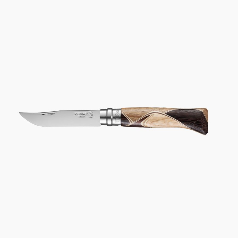 Opinel Zavírací nůž VRI N°08 Inox Chaperon, 8,5 cm, mozaiková rukojeť 001399