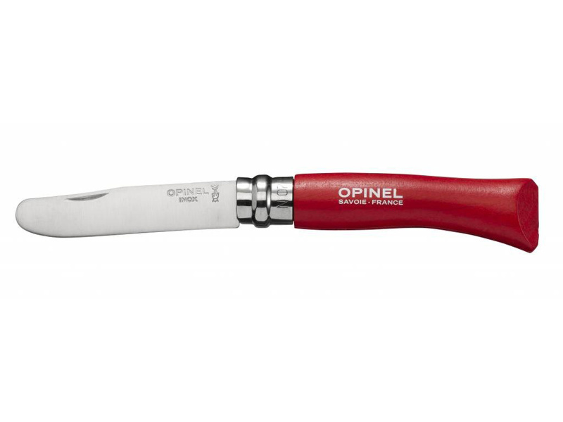 Opinel Zavírací nůž My first VR N°07 Inox, 8 cm, Red 001698ks
