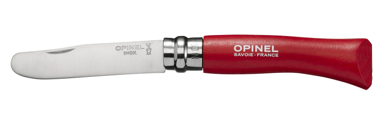 Opinel Zavírací nůž My first VR N°07 Inox, 8 cm, Red 001698ks