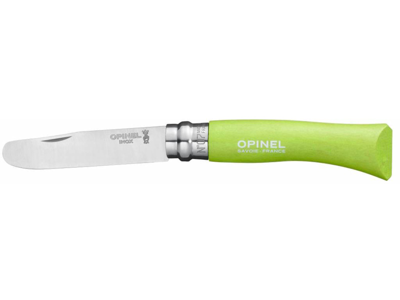 Opinel Zavírací nůž My first VR N°07 Inox, 8 cm, Apple green 001700ks