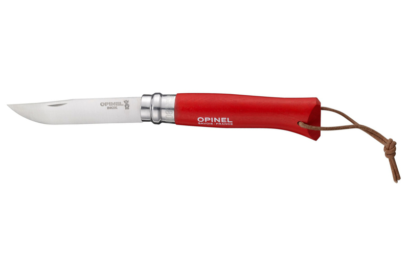 Opinel VRI N°08 nůž Trekking, červená, 8,5 cm 001705