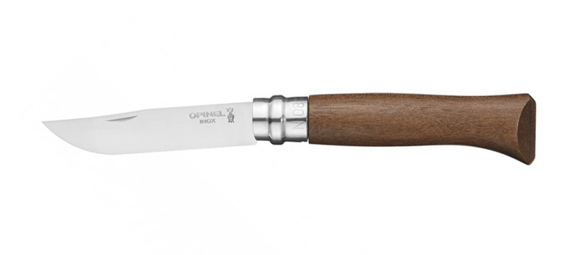 Opinel Zavírací nůž N°08, 8,5 cm, rukojeť ořech 002022