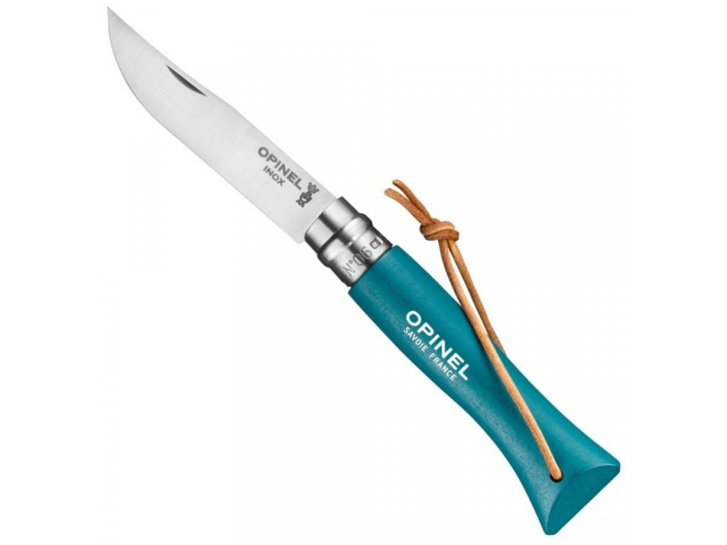 Opinel VRI N°06 nůž Trekking, tyrkysová, 7 cm 2200