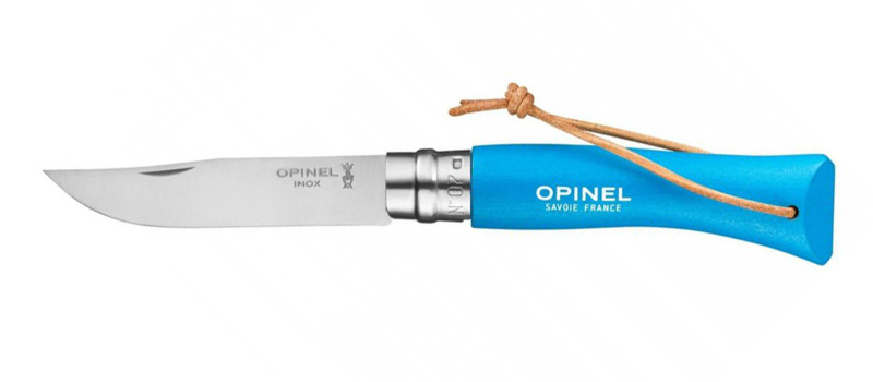 Opinel VRI N°07 nůž Trekking, azurová, 8 cm 002206