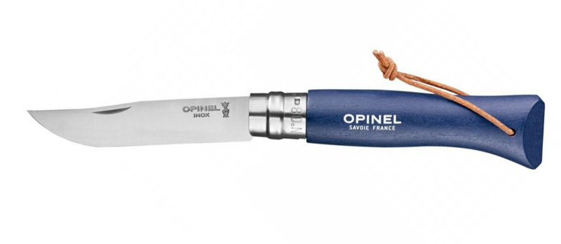 Opinel VRI N°08 nůž Trekking, tmavě modrá, 8,5 cm 002212