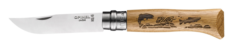 Opinel Zavírací nůž N°08, Animalia Fish 8,5 cm 002334
