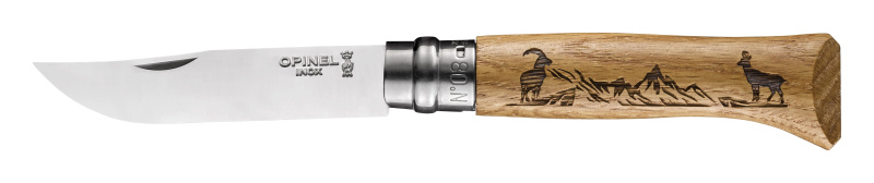 Opinel Zavírací nůž N°08, Animalia Chamois 8,5 cm  002336