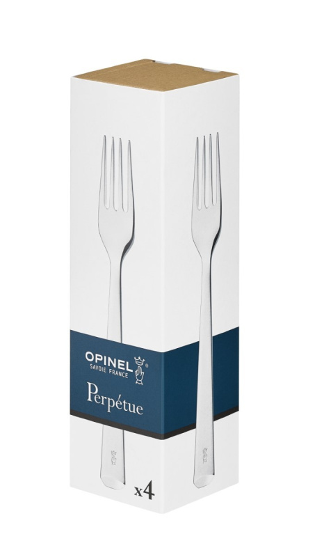Opinel Příborová vidlička Perpétue, nerez, sada 4 ks 002449