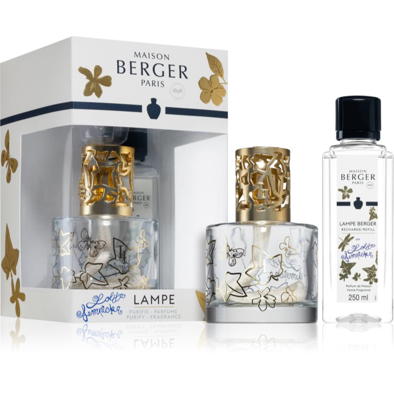 Maison Berger Paris Dárková sada: katalytická lampa Pure Lolita Lempicka, průhledná + Lolita Lempicka, 250 ml 4750