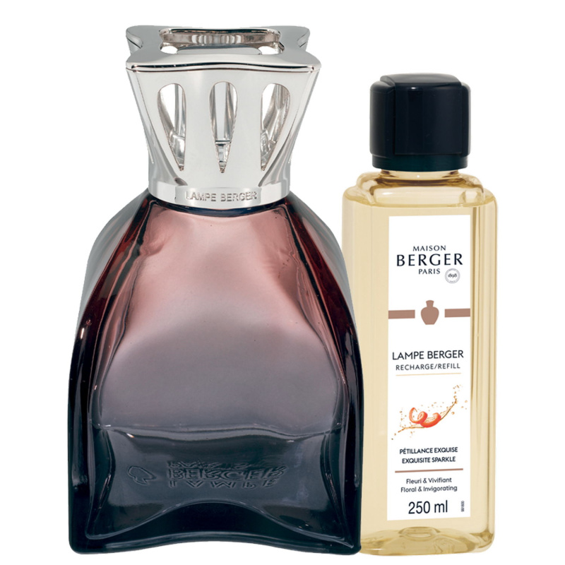 Maison Berger Paris Katalytická lampa Lilly, růžová + náplň Intenzivní třpyt, 250 ml 4799