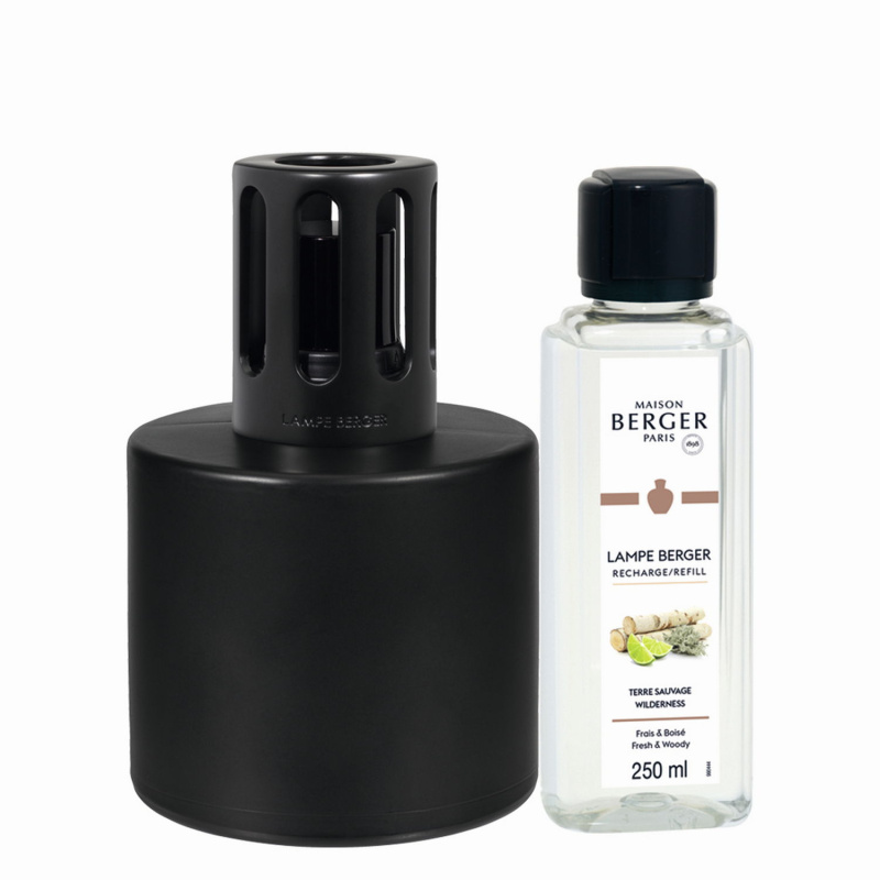 Maison Berger Paris Katalytická lampa Illusion, černá + náplň Divočina, 250 ml 4819