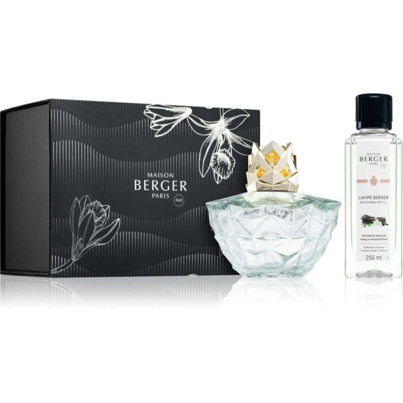 Maison Berger Paris Katalytická lampa Kali, transparentní + náplň Velkolepá vanilka, 250 ml 4825
