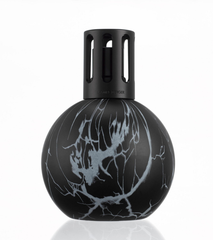 Maison Berger Paris Skleněná katalytická lampa Marbrure, 413 ml, černá 4834