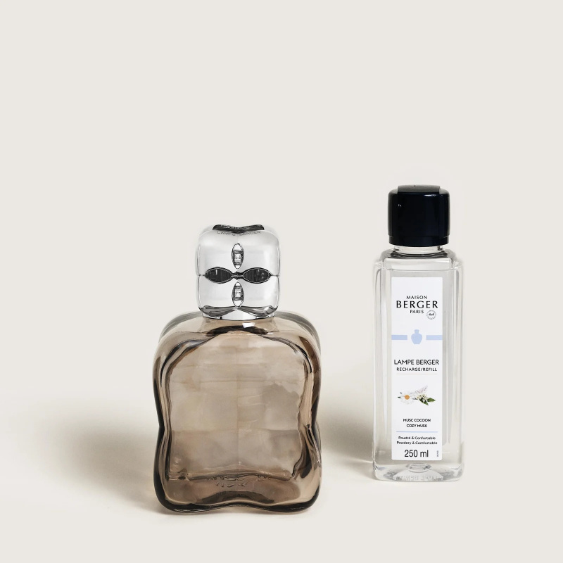 Maison Berger Paris Skleněná katalytická lampa Cosy, modrá + náplň Uklidňující pižmo, 250 ml 4841