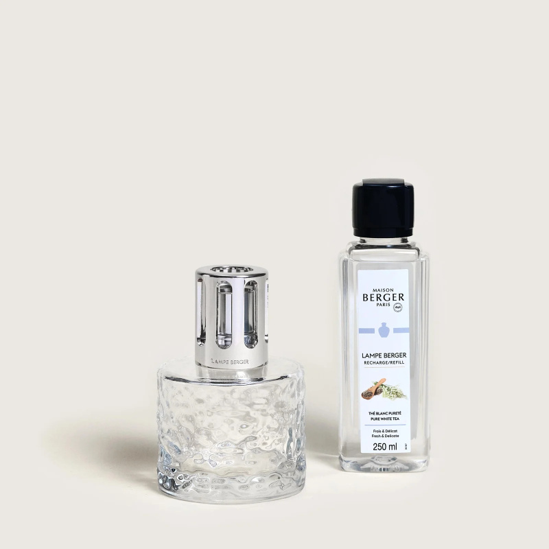 Maison Berger Paris Katalytická lampa Mirage, transparentní + náplň Čistý bílý čaj, 250 ml  4845