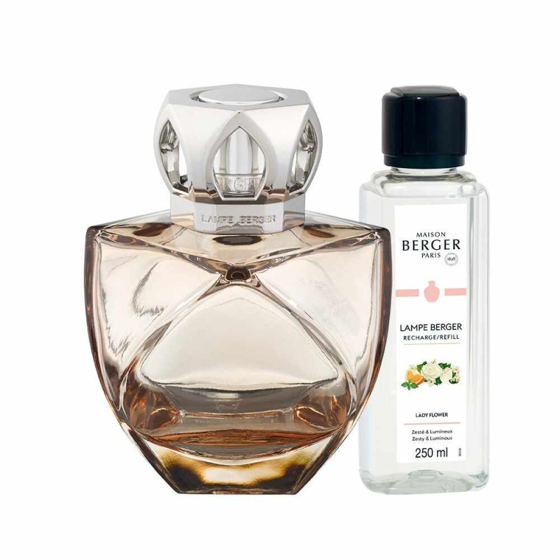 Maison Berger Paris Katalytická lampa Eternity, černá + náplň Lady Flower, 250 ml, tělová 4849