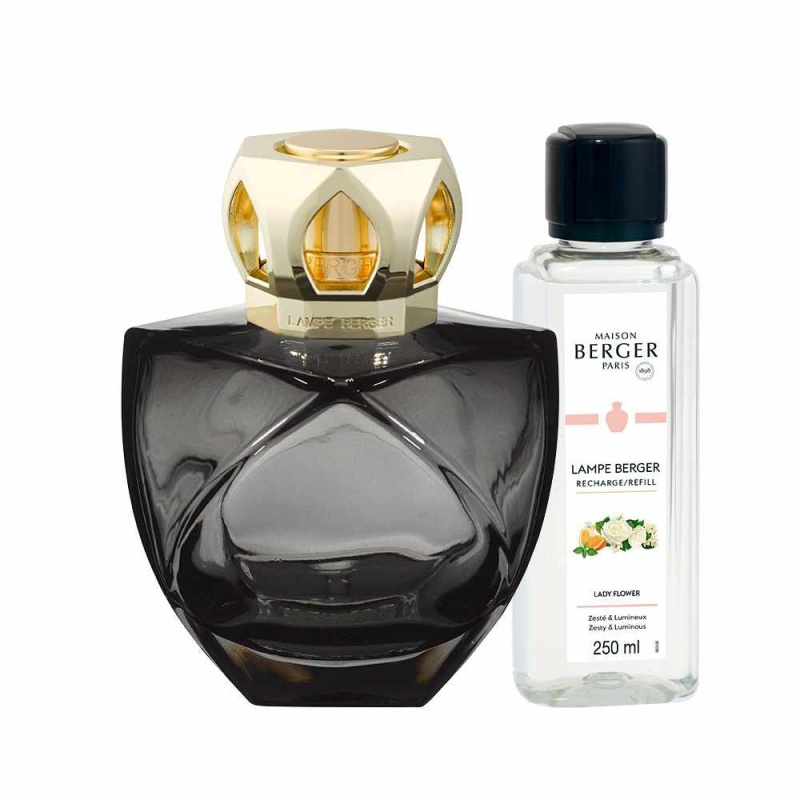 Maison Berger Paris Katalytická lampa Eternity, černá + náplň Lady Flower, 250 ml, černá 4850