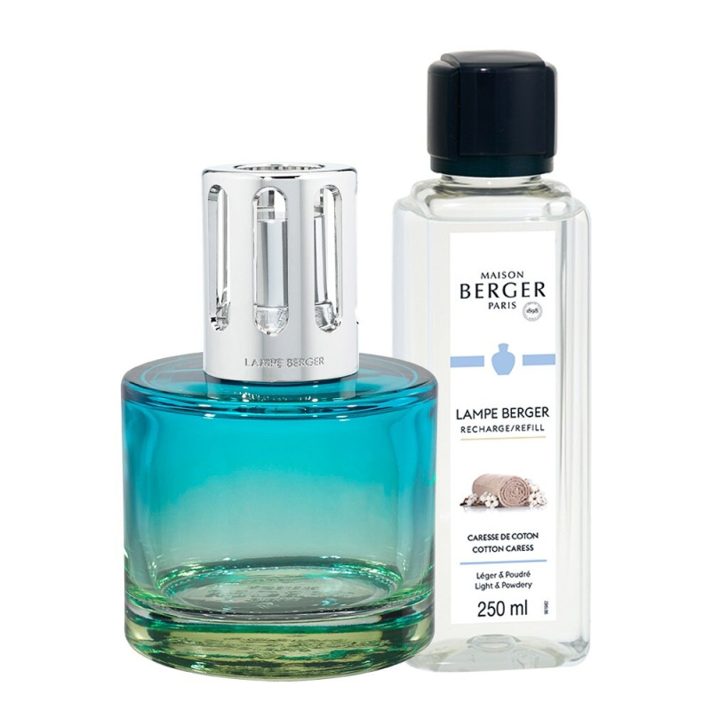 Maison Berger Paris Katalytická lampa Pure, modrá + náplň Bavlněná péče, 250 ml 4854
