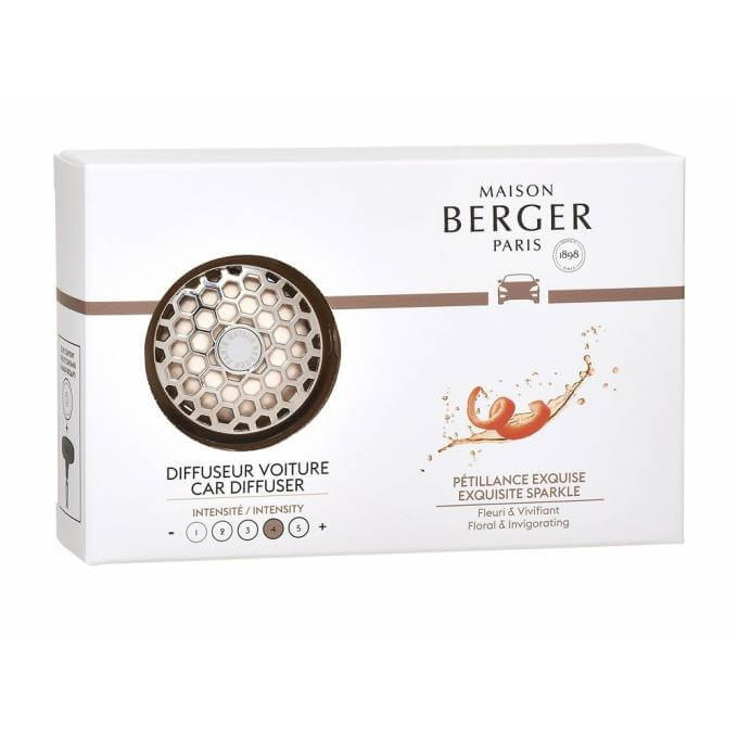 Maison Berger Paris Aroma Difuzér do auta s keramickou náplní Intenzivní třpyt 6401