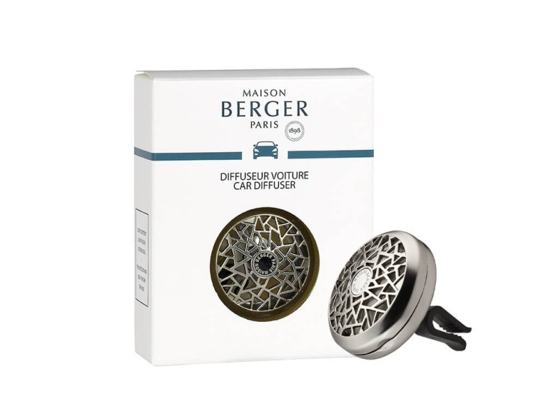 Maison Berger Paris Graphic držák na vůni do auta clip (Matte Nickel) 1 ks