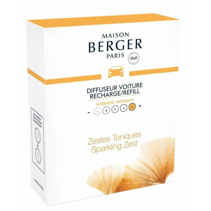 Maison Berger Paris Keramická náplň vůně do auta Čerstvé tonikum, 2 ks 6417