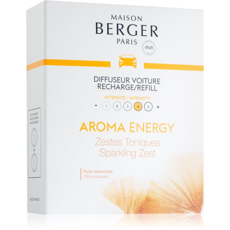Maison Berger Paris Keramická náplň vůně do auta Čerstvé tonikum, 2 ks 6417