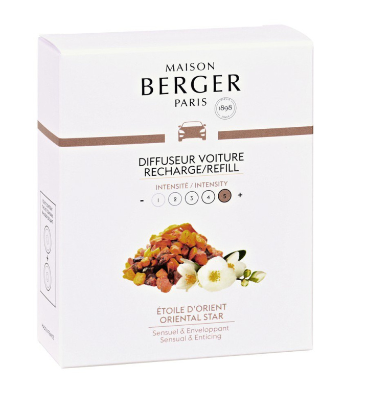 Maison Berger Paris Keramická náplň vůně do auta Kouzlo Orientu, 2 ks 6420