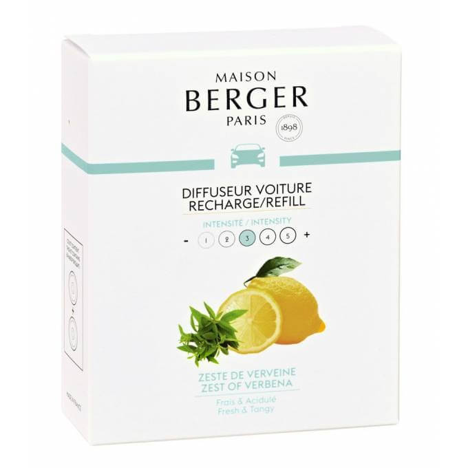 Maison Berger Paris Keramická náplň vůně do auta Verbena, 2 ks 6424