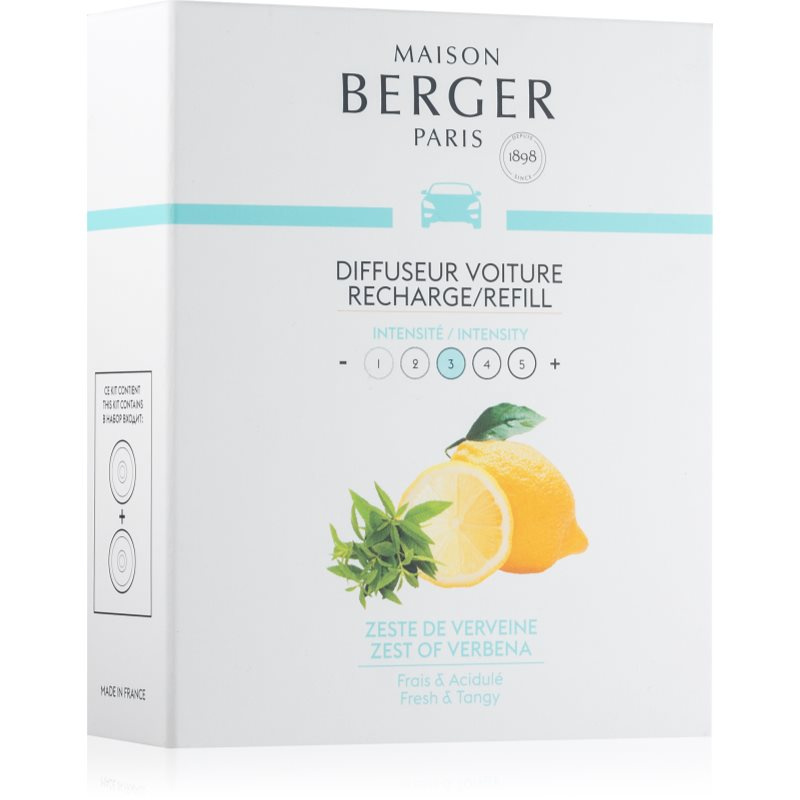 Maison Berger Paris Keramická náplň vůně do auta Verbena, 2 ks 6424
