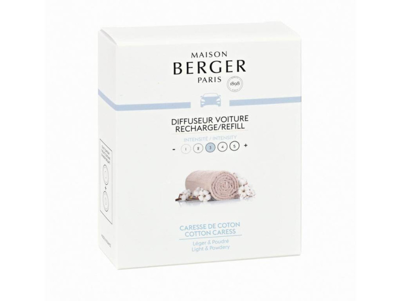 Maison Berger Paris Keramická náplň vůně do auta Bavlněná péče, 2 ks 6434
