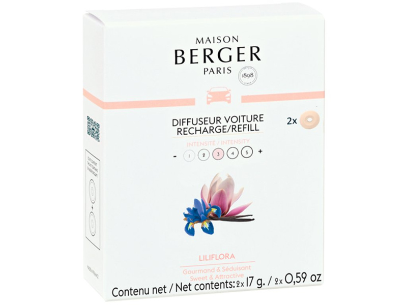 Maison Berger Paris Keramická náplň vůně do auta Magnolie, 2 ks 7608
