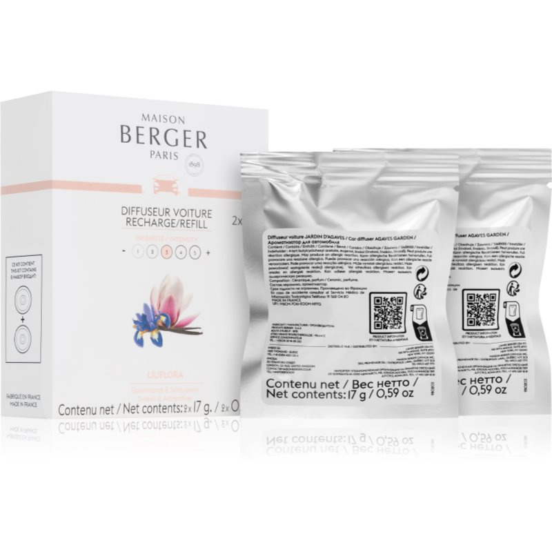 Maison Berger Paris Keramická náplň vůně do auta Magnolie, 2 ks 7608