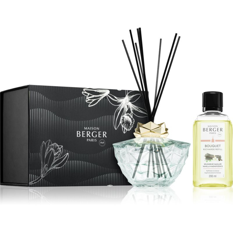 Maison Berger Paris Aroma difuzér Kali, transparentní + Velkolepá vanilka, 200 ml 7709