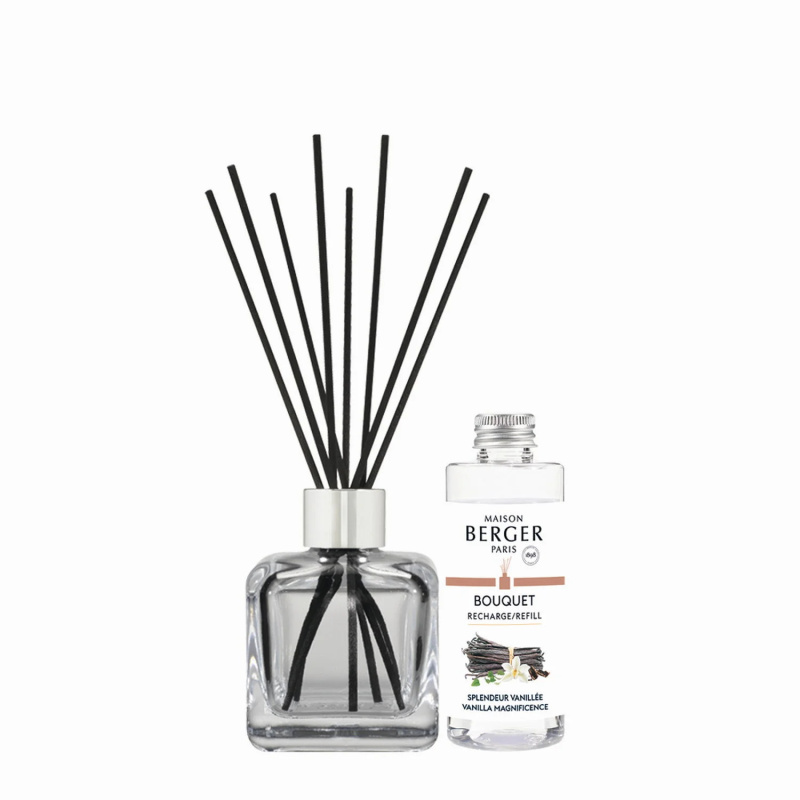 Maison Berger Paris Aroma difuzér Cube + náplň Velkolepá vanilka 100 ml 7728