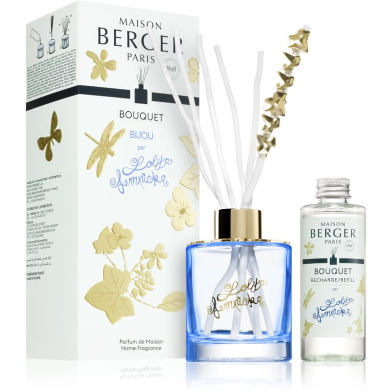 Maison Berger Paris Aroma Difuzér Jewelry, fialový + náplň Lolita Lempicka 100 ml 7732