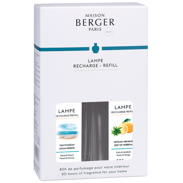 Maison Berger Paris Náplně do katalytických lamp: Vůně oceánu 250 ml + Verbena 250 ml 7750