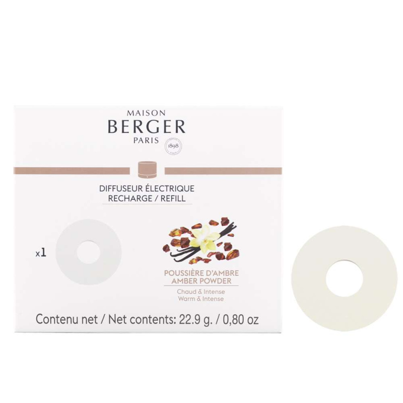 Maison Berger Paris Keramická náplň vůně do elektrického difuzéru Nomade, Ambrový prach 7778