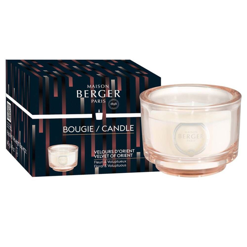 Maison Berger Paris Svíčka Variation s vůní Samet z Orientu, 140 g, nude 7808