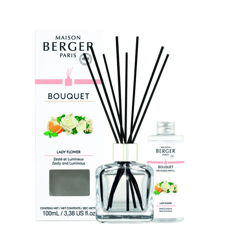 Maison Berger Paris Aroma difuzér Cube + náplň Lady Flower 100 ml 7843
