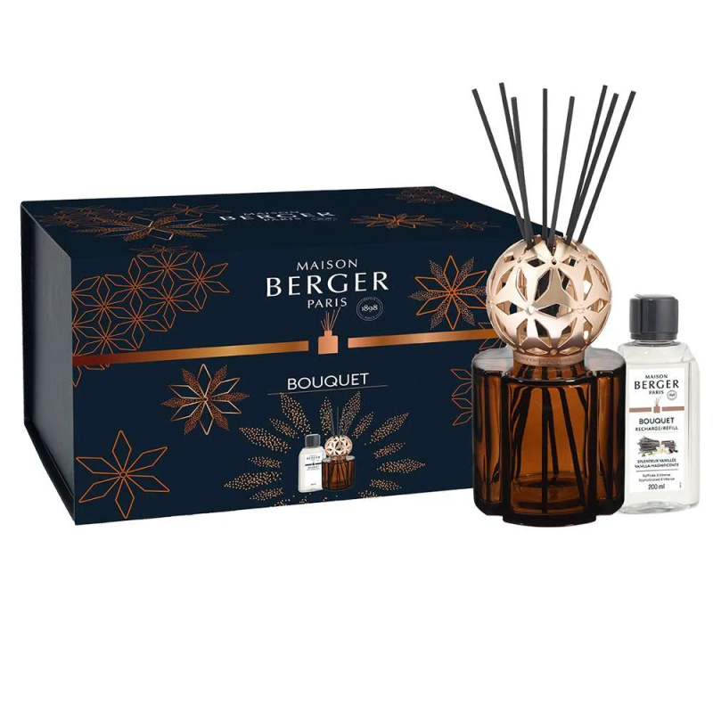 Maison Berger Paris Aroma difuzér Pomelis, hnědý + Velkolepá vanilka, 200 ml 7855