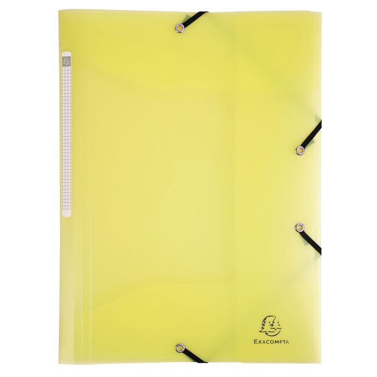 Exacompta Spisové desky s gumičkou Pastel A4 maxi, PP - žluté