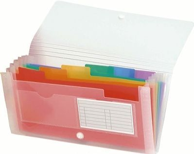 Box na dokumenty Crystal, 7 přihrádek