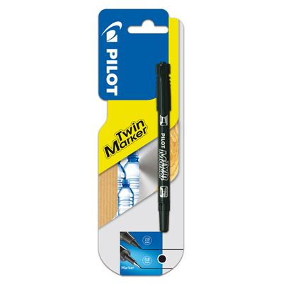 PILOT Twin Marker černý 1 ks