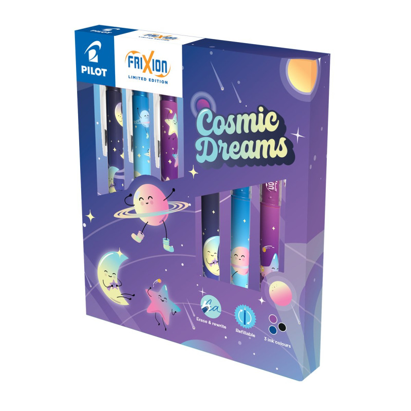 Pilot FriXion Ball / Clicker 07 Cosmic Dreams sada